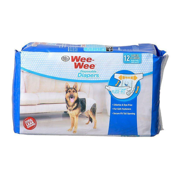 Four Paws Wee Wee Diapers for Dogs - 045663972332