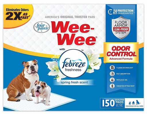 Four Paws Wee-Wee Pads - Febreze Freshness - 045663974374