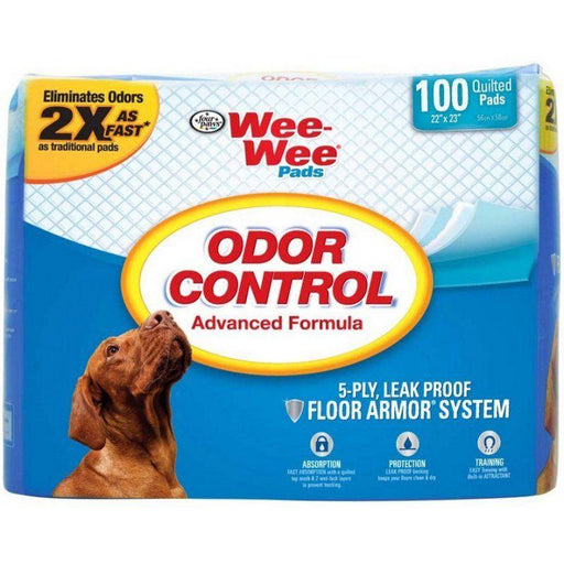 Four Paws Wee Wee Pads - Odor Control - 045663970772