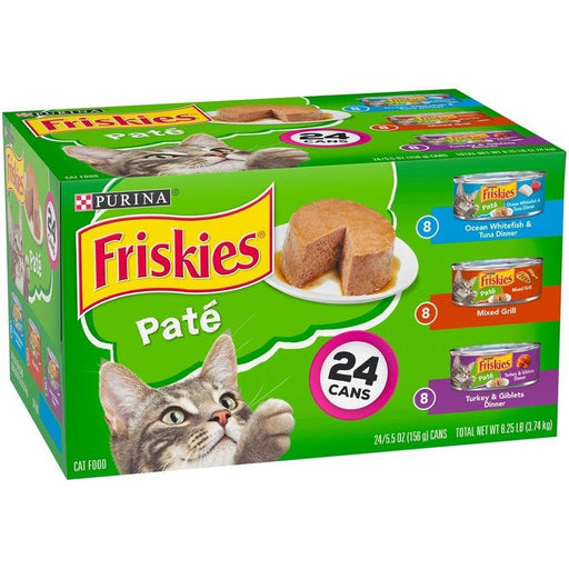 Friskies Classic Pate Variety Pack Canned Cat Food - 050000420346