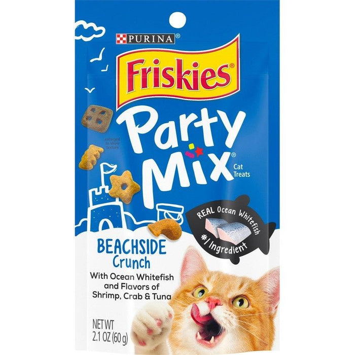 Friskies Party Mix Beachside Crunch Cat Treats - 050000576999