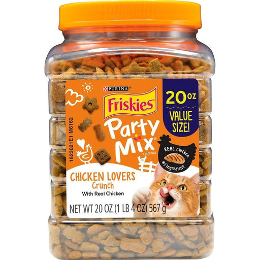 Friskies Party Mix Chicken Lovers Crunch Cat Treats - 050000963027