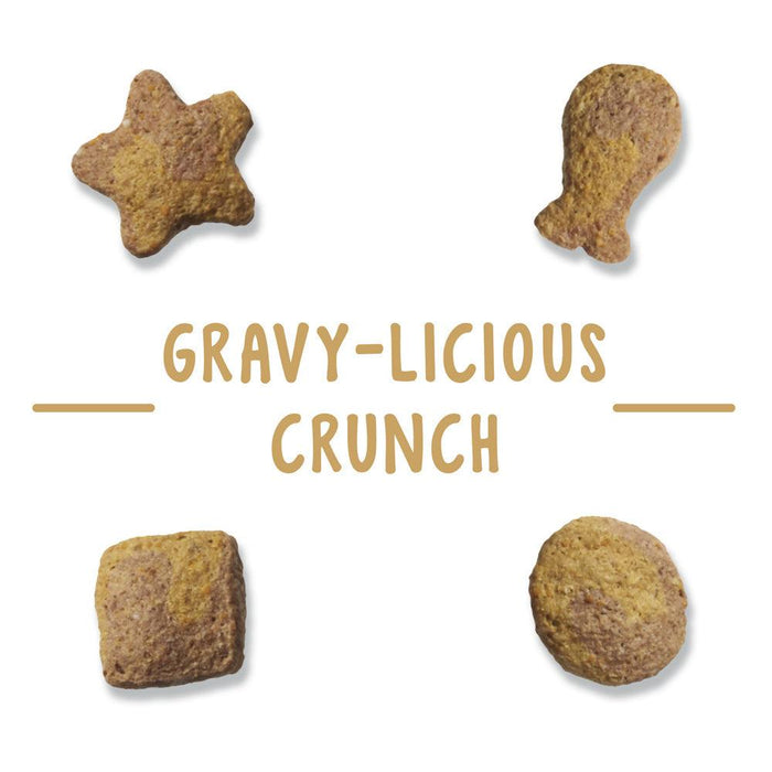 Friskies Party Mix Crunch Gravylicious Chicken & Gravy Flavors Cat Treats - 050000169795