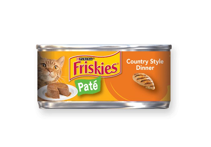 Friskies Pate Country Style Dinner Canned Cat Food - 10050000423245
