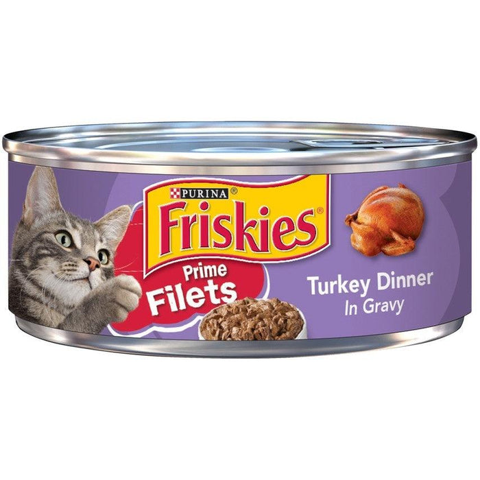 Friskies Prime Filets Turkey Dinner In Gravy Canned Cat Food - 00050000225309
