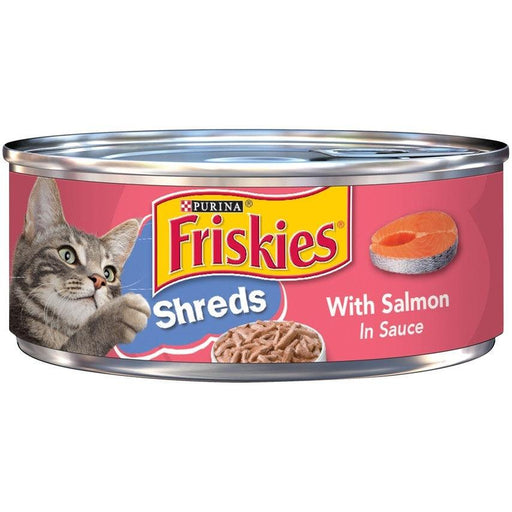 Friskies Savory Shreds Salmon in Sauce Canned Cat Food - 00050000572038