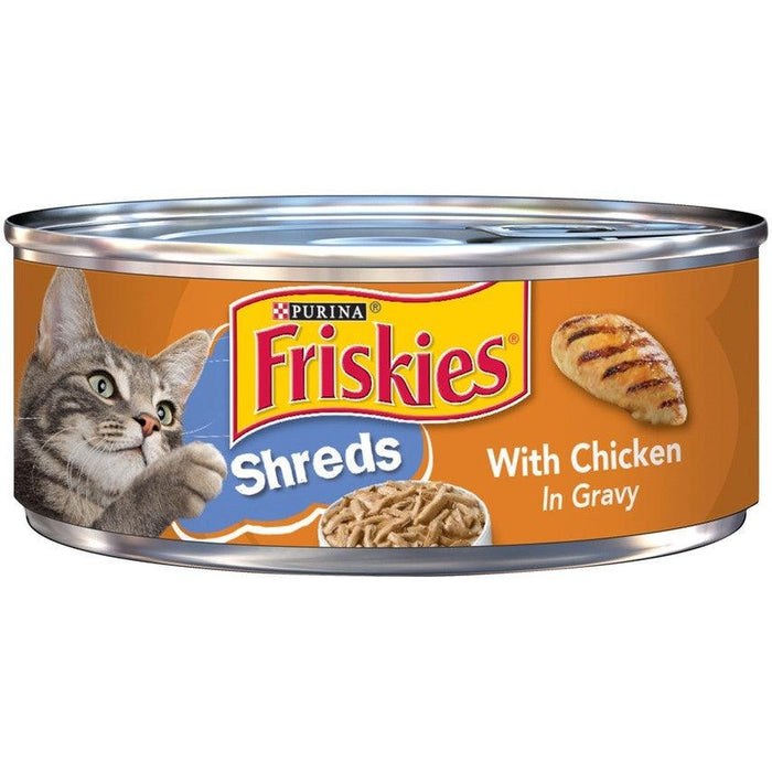 Friskies Savory Shreds with Chicken in Gravy Canned Cat Food - 00050000571994
