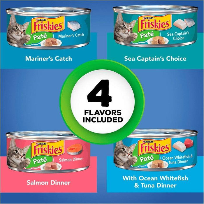 Friskies Seafood Variety Pack Canned Cat Food - 050000454358