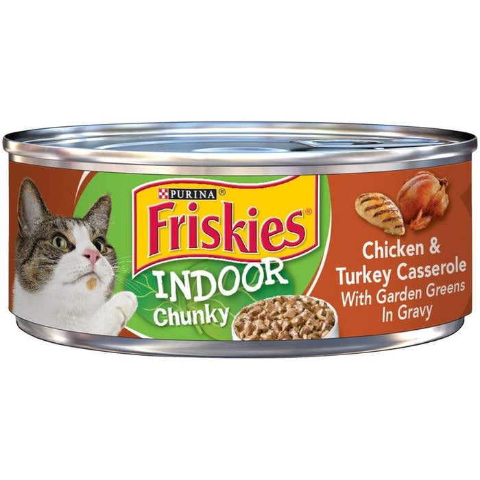 Friskies Selects Indoor Chunky Chicken and Turkey Casserole Canned Cat Food - 00050000573998