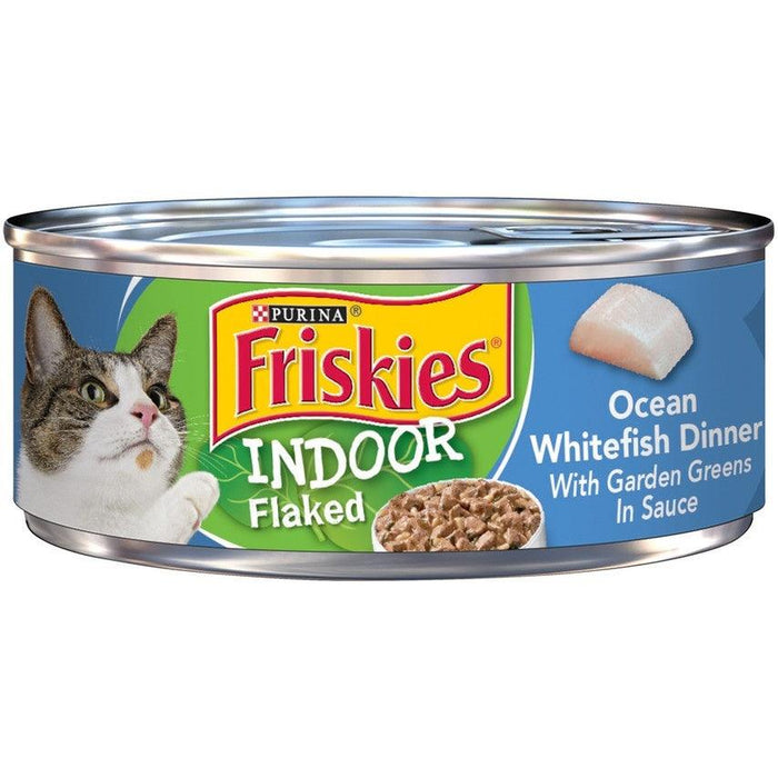 Friskies Selects Indoor Flaked Ocean Whitefish Canned Cat Food - 00050000574131