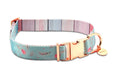 Glucklich Elegance Polyester Printed Adjustable Dog Collar - Pack of 1 - 8903523715586