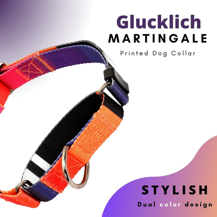 Glucklich Martingale Printed Dog Collar - 8903523715722