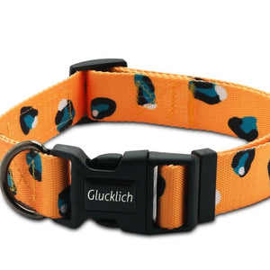 Glucklich Polyester Printed Adjustable Dog Collar - Pack of 1 - 8904401401355