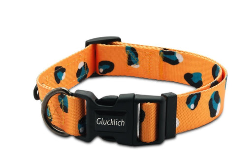 Glucklich Polyester Printed Adjustable Dog Collar - Pack of 1 - 8904401401355