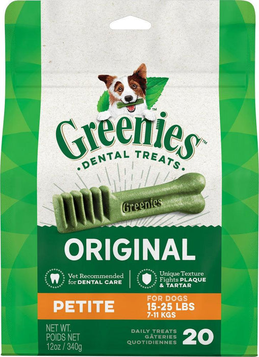 Greenies Petite Original Dental Dog Chews - 642863041242