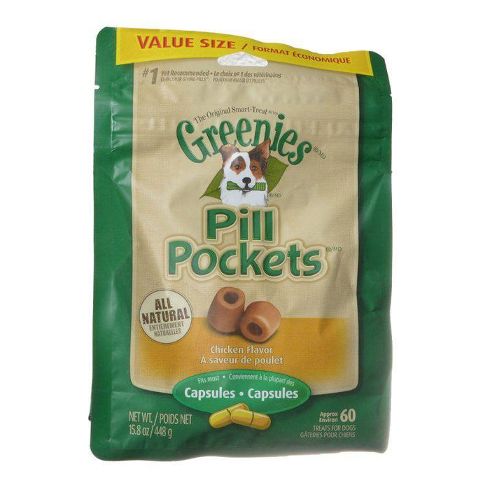 Greenies Pill Pocket Chicken Flavor Dog Treats - 642863104107