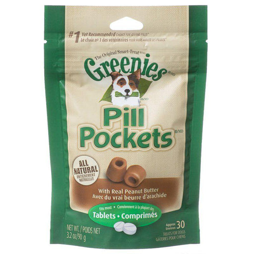 Greenies Pill Pocket Peanut Butter Flavor Dog Treats - 642863101267