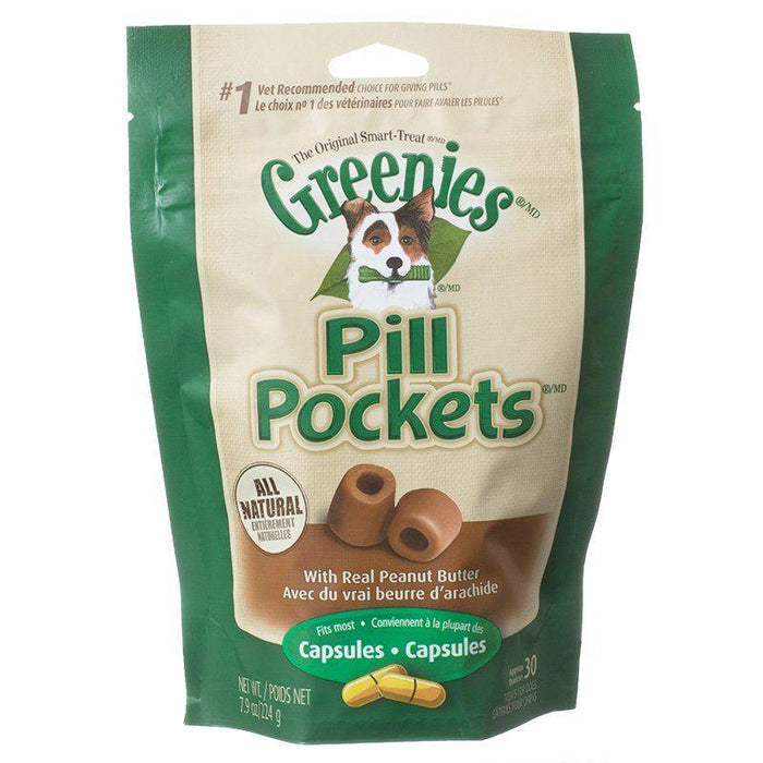 Greenies Pill Pocket Peanut Butter Flavor Dog Treats - 642863101281