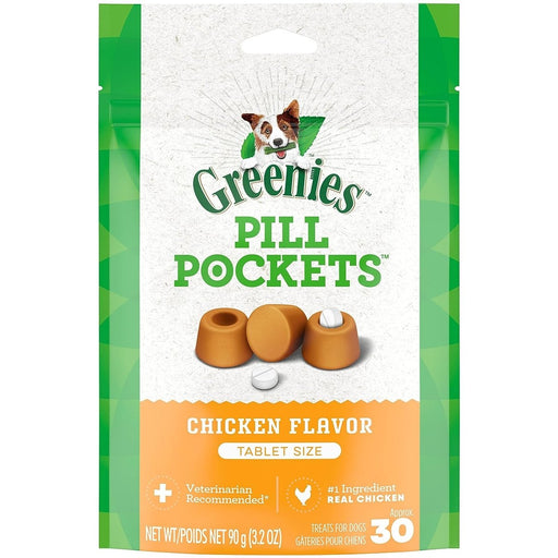 Greenies Pill Pockets Canine Chicken Flavor Dog Treats - 642863045394