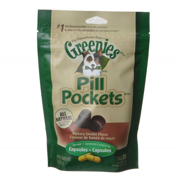 Greenies Pill Pockets Dog Treats - Hickory Smoke Flavor - 642863101274