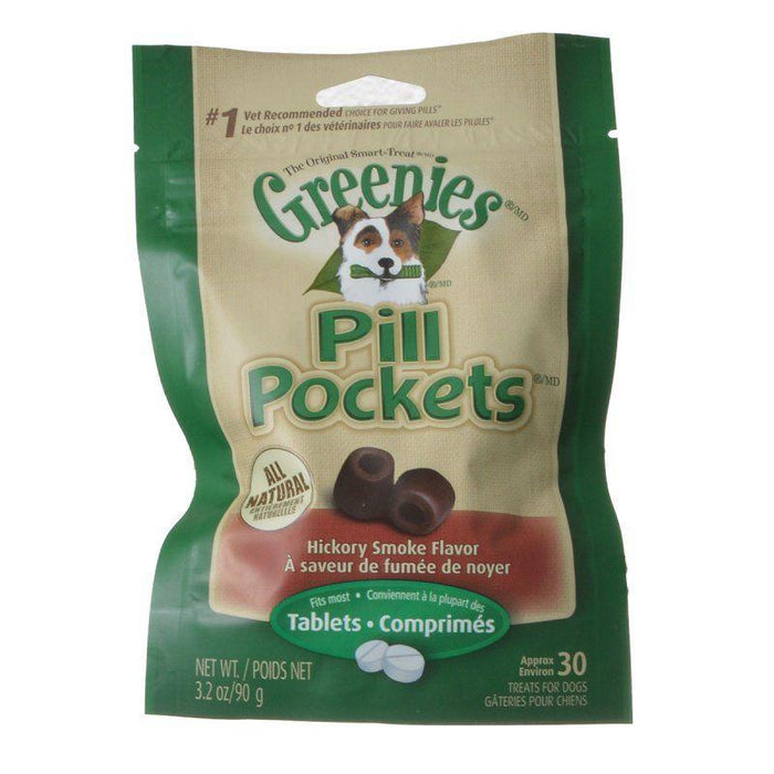 Greenies Pill Pockets Dog Treats - Hickory Smoke Flavor - 642863101250