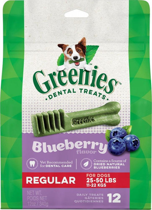 Greenies Regular Blueberry Dental Dog Chews - 642863104817