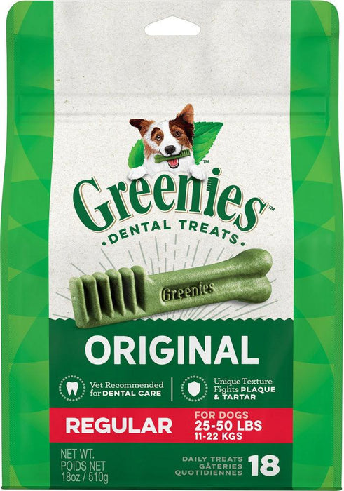 Greenies Regular Original Dental Dog Chews - 642863041181