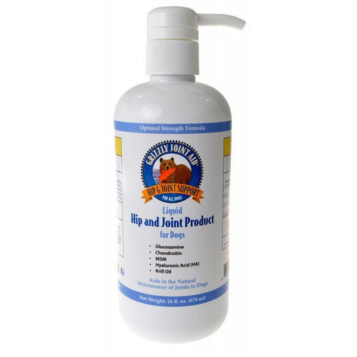 Grizzly Joint Aid Liquid Hip & Joint Product for Dogs - 835953005440