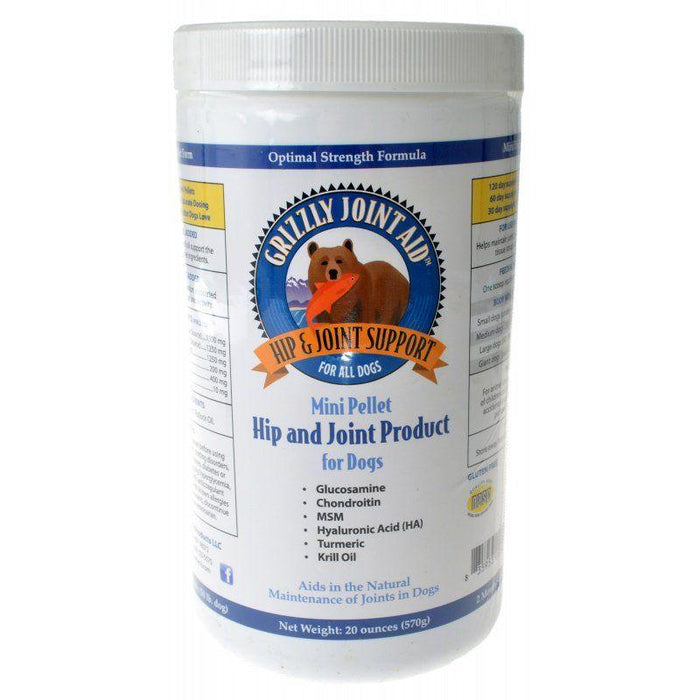 Grizzly Joint Aid Mini Pellet Hip & Joint Product for Dogs - 835953005426