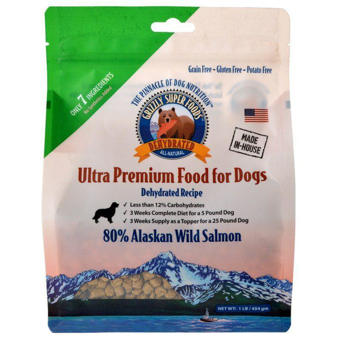 Grizzly Super Foods Dehydrated Alaskan Wild Salmon for Dogs - 835953009011