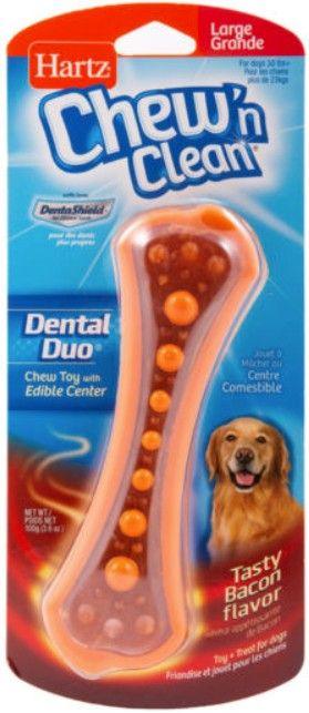 Hartz Chew N Clean Dental Duo - Bacon - 032700054168
