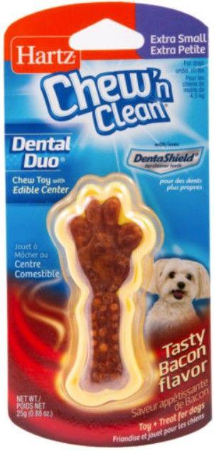 Hartz Chew N Clean Dental Duo - Bacon - 032700024130