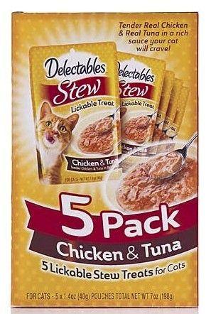 Hartz Delectables Stew Lickable Treat for Cats - Chicken & Tuna - 032700154660