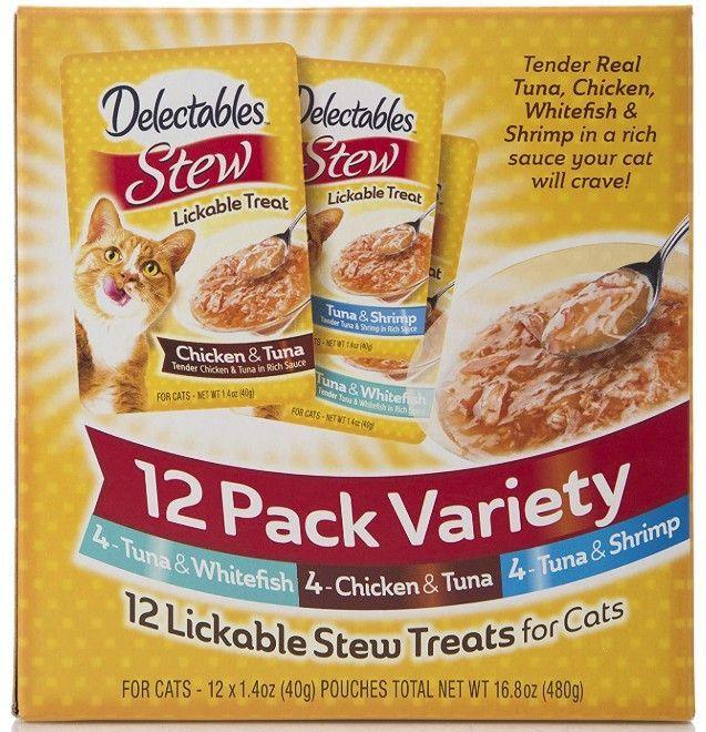 Hartz Delectables Stew Lickable Treat for Cats - Variety Pack - 032700154684