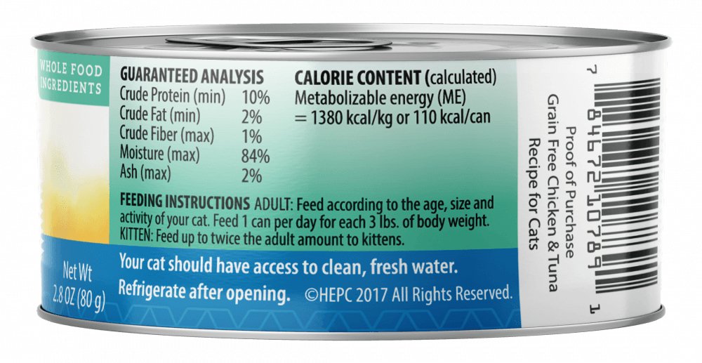 Health Extension Grain Free Chicken and Tuna Recipe Canned Cat Food - 784672107952