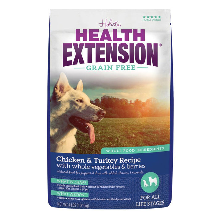 Health Extension Grain Free Chicken and Turkey Dry Dog Food - 858755000871