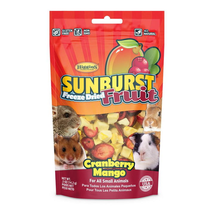 Higgins Sunburst Freeze Dried Fruit Cranberry Mango Treat - 046706323203