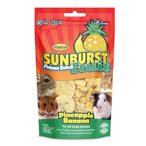 Higgins Sunburst Freeze Dried Fruit Pineapple Banana Treat - 046706323210