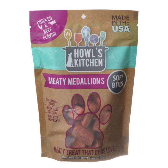 Howl's Kitchen Meaty Medallions Soft Bites - Chicken & Beef Flavor - 015958987235
