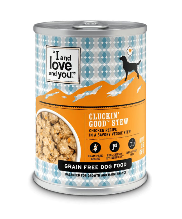 I and Love and You Grain Free Clucking Good Stew Canned Dog Food - 10818336010191