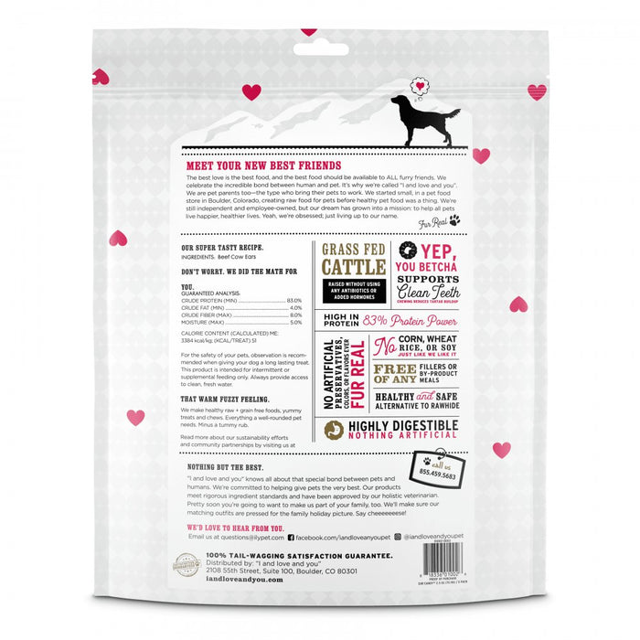I and Love and You Grain Free Ear Candy Dog Treats - 818336010026