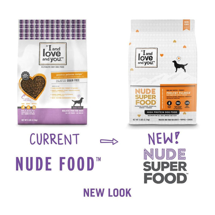 I and Love and You Grain Free Nude Super Food Poultry Palooza Dry Dog Food - 818336010064