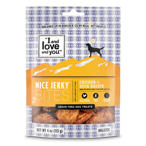 I And Love And You Nice Jerky Grain Free Chicken & Duck Dog Treats - 818336012068