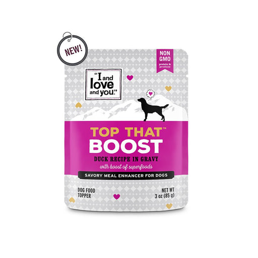 I and Love and You Top That Boost Duck Recipe in Gravy Meal Enhancer for Dogs - 10818336012713