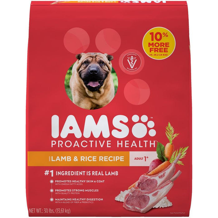 Iams ProActive Health Adult Lamb Meal and Rice Formula Dry Dog Food - 019014803347