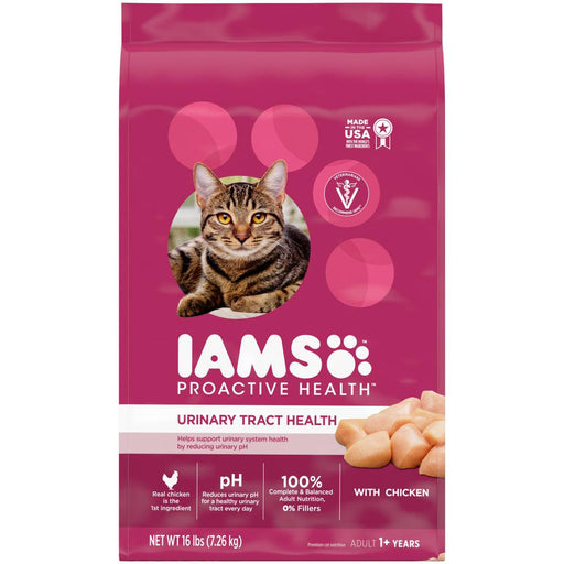 Iams Proactive Health Adult Urinary Tract Healthy With Chicken Cat Kibble Dry Cat Food - 019014802234