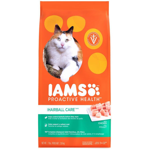 Iams ProActive Health Hairball Care Dry Cat Food - 019014712434
