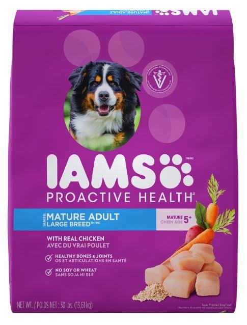 Iams ProActive Health Mature Adult Large Breed Dry Dog Food - 019014611331