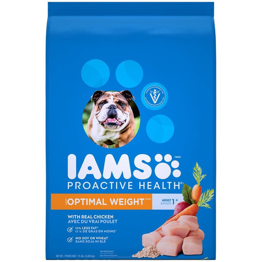 Iams Proactive Health Optimal Weight Dry Dog Food - 019014700677