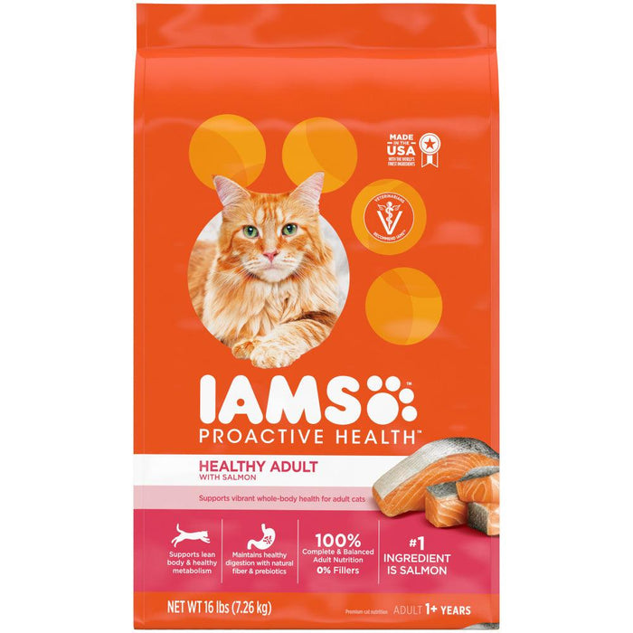 Iams ProActive Health Original with Salmon and Tuna Dry Cat Food - 019014804122